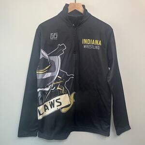 G6 SportsWear MMA Gym Boxing Pullover Top Outlaws Logo Indiana Size Medium